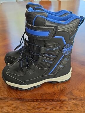 Totes Big Kid Boys SAGE Waterproof Insulated Flat Heel Winter Boots Sz 12 M -NEW